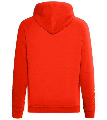 I Live Here Design - Comfort unisex hoodie_BURNT ORANGE_back