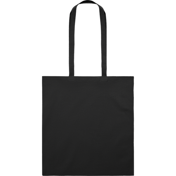 Organic Cotton Shopping Bag (Black)_BLACK_front