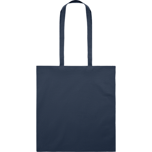 Organic Cotton Shopping Bag (Black)_FRENCH NAVY_front