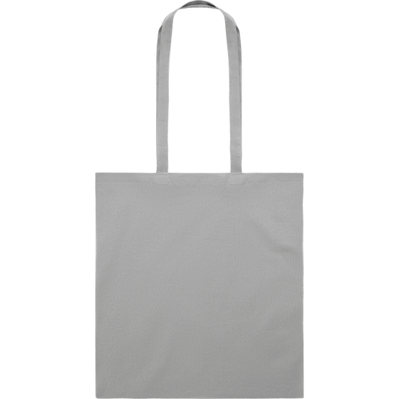 Organic Cotton Shopping Bag (Black)_GREY_front