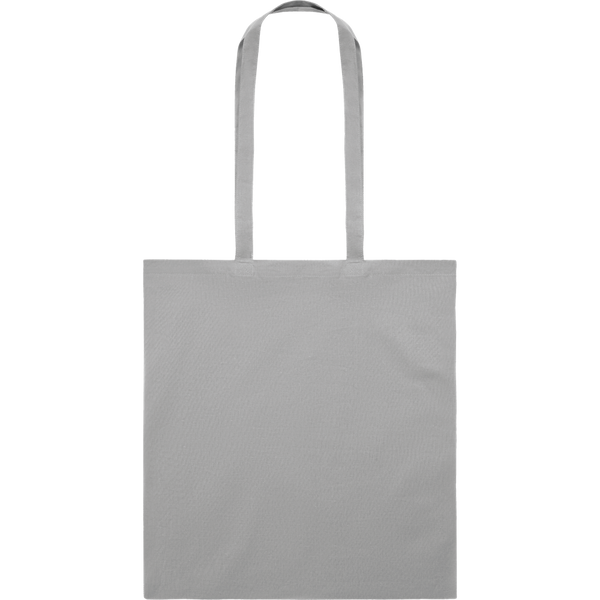 Organic Cotton Shopping Bag (Black)_GREY_front