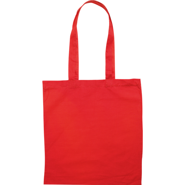 Organic Cotton Shopping Bag (Black)_RED_front