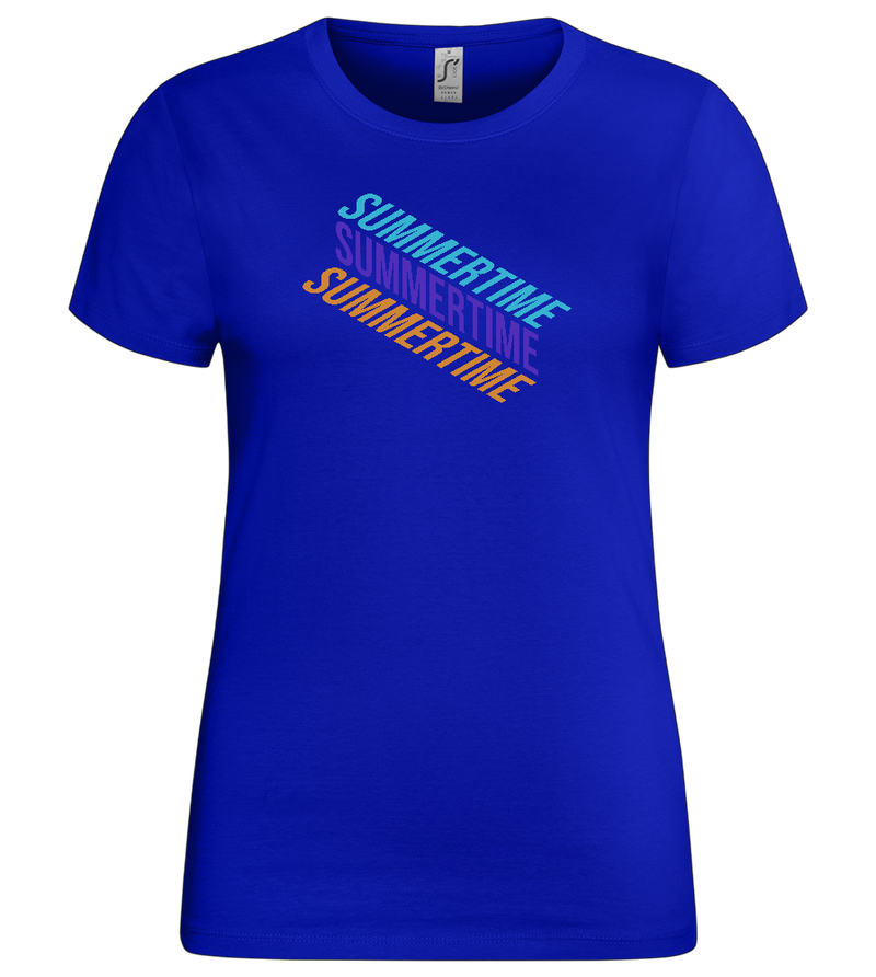 Summertime Design - Premium women's t-shirt_OVERSEAS_front