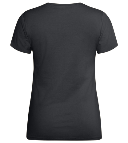 Summertime Design - Premium women's t-shirt_DARK GRAY_back