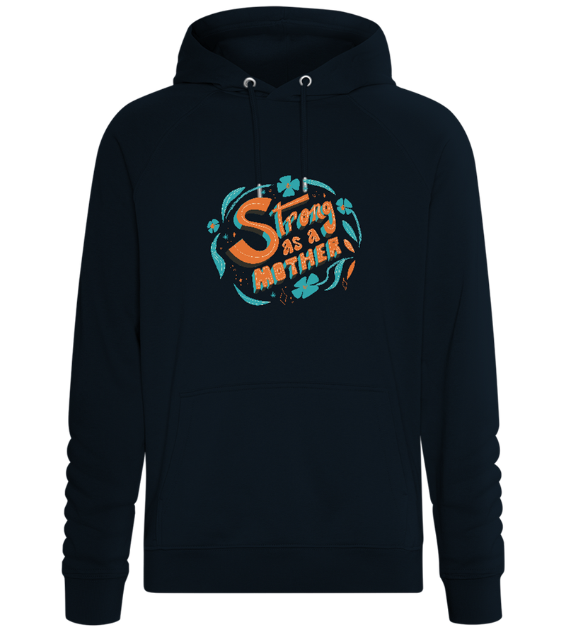 Strong Mother Design - Comfort unisex hoodie_BLACK_front