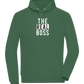 The Real Boss Design - Comfort unisex hoodie_GREEN BOTTLE_front