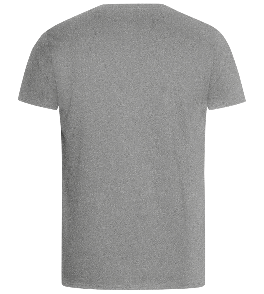 Summertime Text Design - Basic Unisex T-Shirt_ORION GREY_back