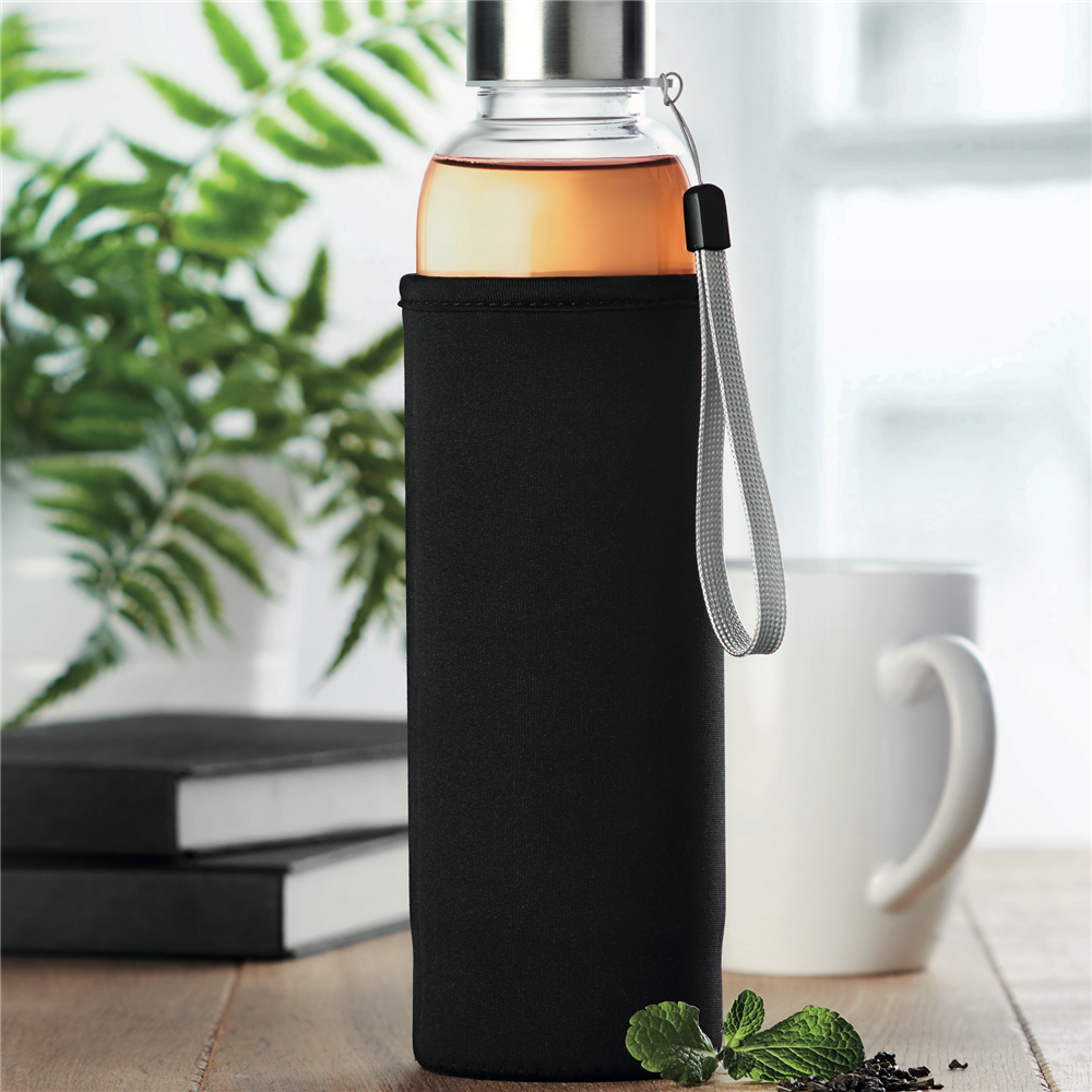 Tea Infuser Glass Bottle_BLACK_DETAILEDIMAGE_front_1