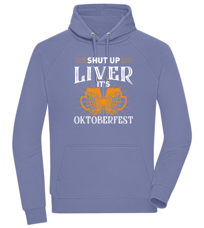 Shut Up Liver It's Oktoberfest Design - Comfort unisex hoodie_BLUE_front