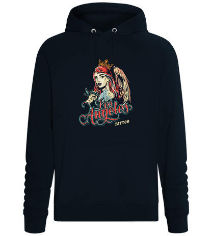 Angel of Ink Design - Comfort unisex hoodie_BLACK_front