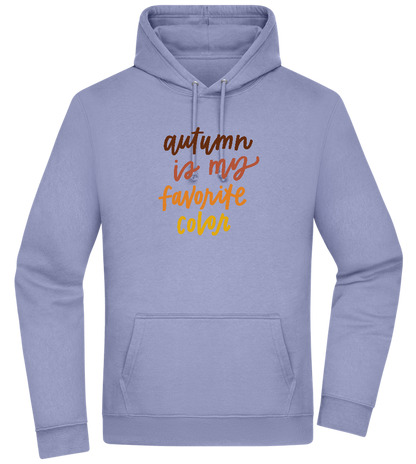 My Favorite Color is Autumn Design - Premium Essential Unisex Hoodie_BLUE_front