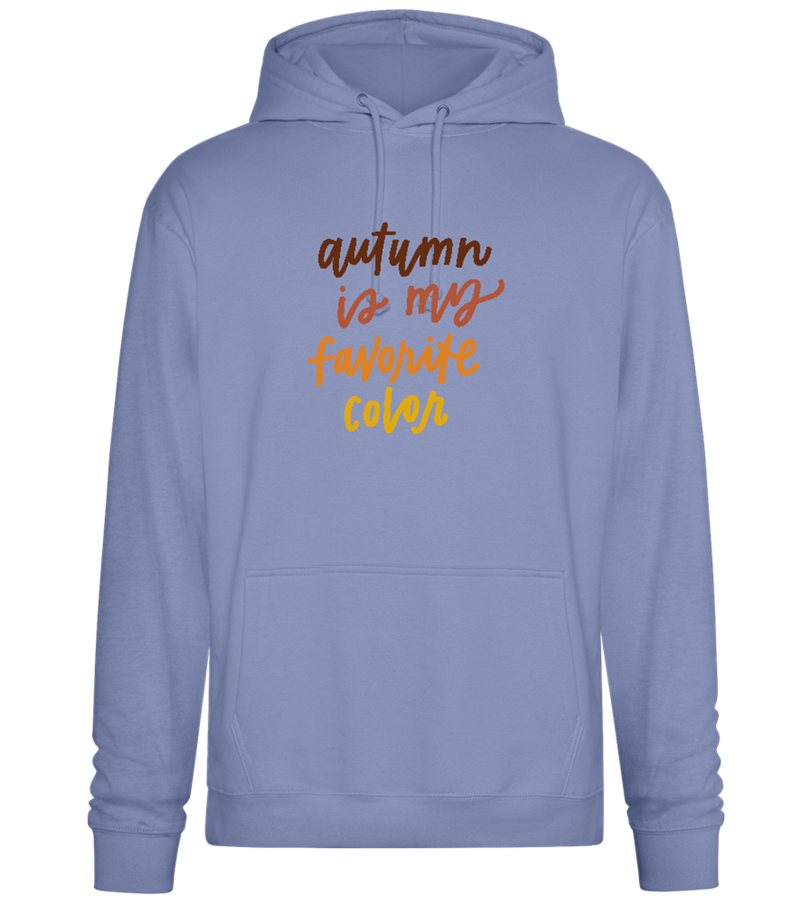 My Favorite Color is Autumn Design - Premium Essential Unisex Hoodie_BLUE_front