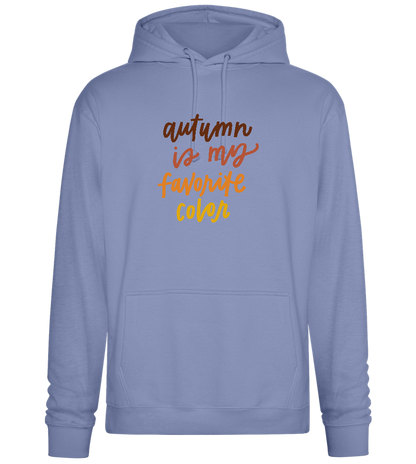 My Favorite Color is Autumn Design - Premium Essential Unisex Hoodie_BLUE_front