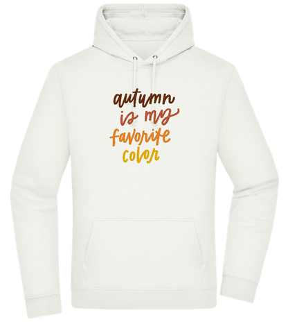 My Favorite Color is Autumn Design - Premium Essential Unisex Hoodie_CREAMY GREEN_front