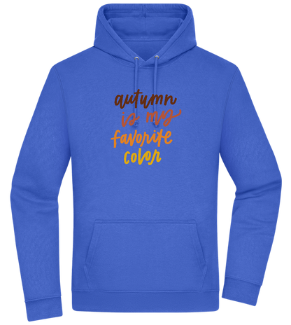 My Favorite Color is Autumn Design - Premium Essential Unisex Hoodie_ROYAL_front