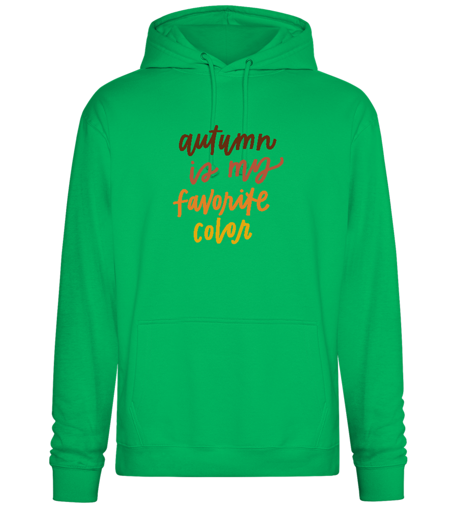 My Favorite Color is Autumn Design - Premium Essential Unisex Hoodie_SPRING GREEN_front