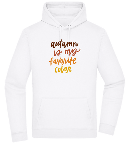 My Favorite Color is Autumn Design - Premium Essential Unisex Hoodie_WHITE_front