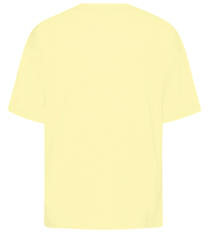 Something Ain't Right Design - Premium men's oversized t-shirt_LIGHT YELLOW_back