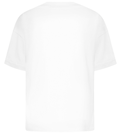 Something Ain't Right Design - Premium men's oversized t-shirt_WHITE_back