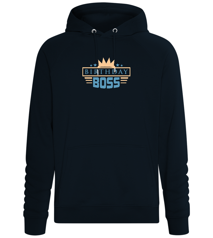 Royal Birthday Boss Design - Comfort unisex hoodie_BLACK_front