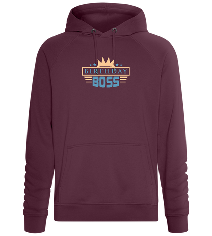 Royal Birthday Boss Design - Comfort unisex hoodie_BORDEAUX_front