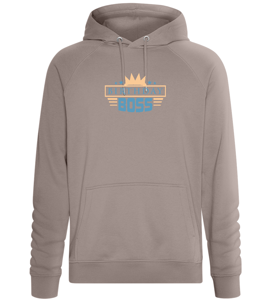 Royal Birthday Boss Design - Comfort unisex hoodie_CHARCOAL CHIN_front