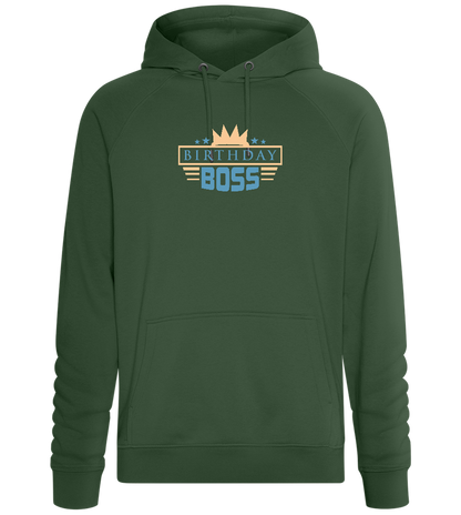 Royal Birthday Boss Design - Comfort unisex hoodie_GREEN BOTTLE_front