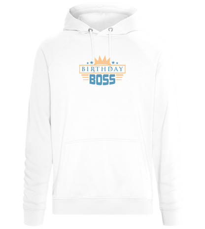 Royal Birthday Boss Design - Comfort unisex hoodie_WHITE_front