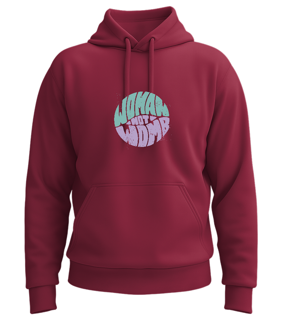 Woman not Womb Design - Premium Essential Unisex Hoodie_BORDEAUX_front