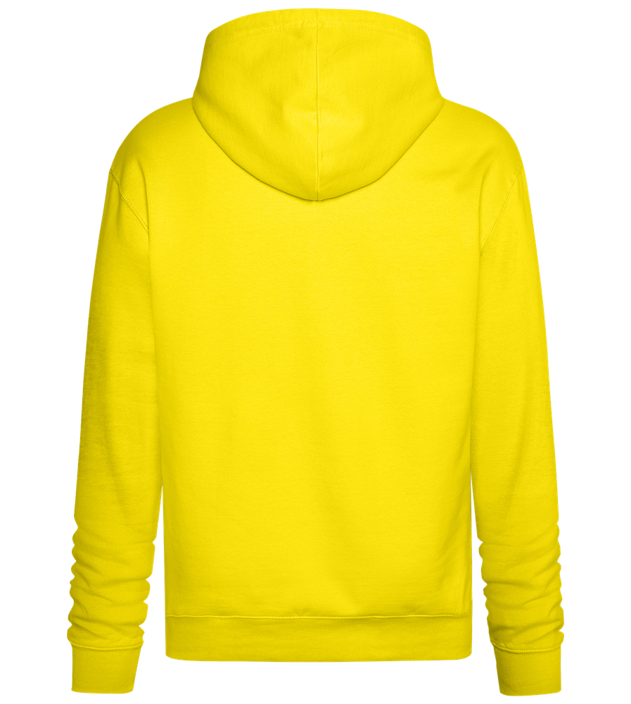 Woman not Womb Design - Premium Essential Unisex Hoodie_YELLOW_back