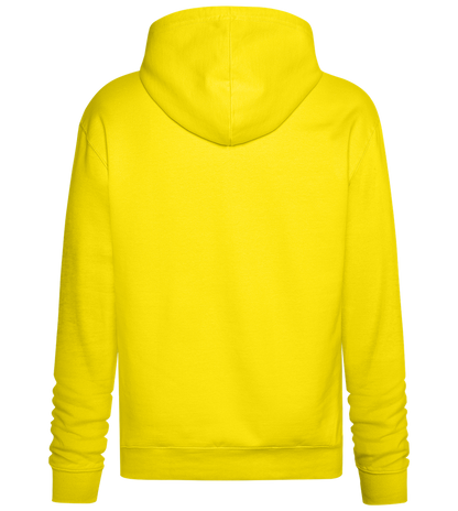 Woman not Womb Design - Premium Essential Unisex Hoodie_YELLOW_back