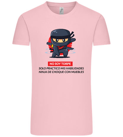 Ninja Design - Comfort Unisex T-Shirt_CANDY PINK_front