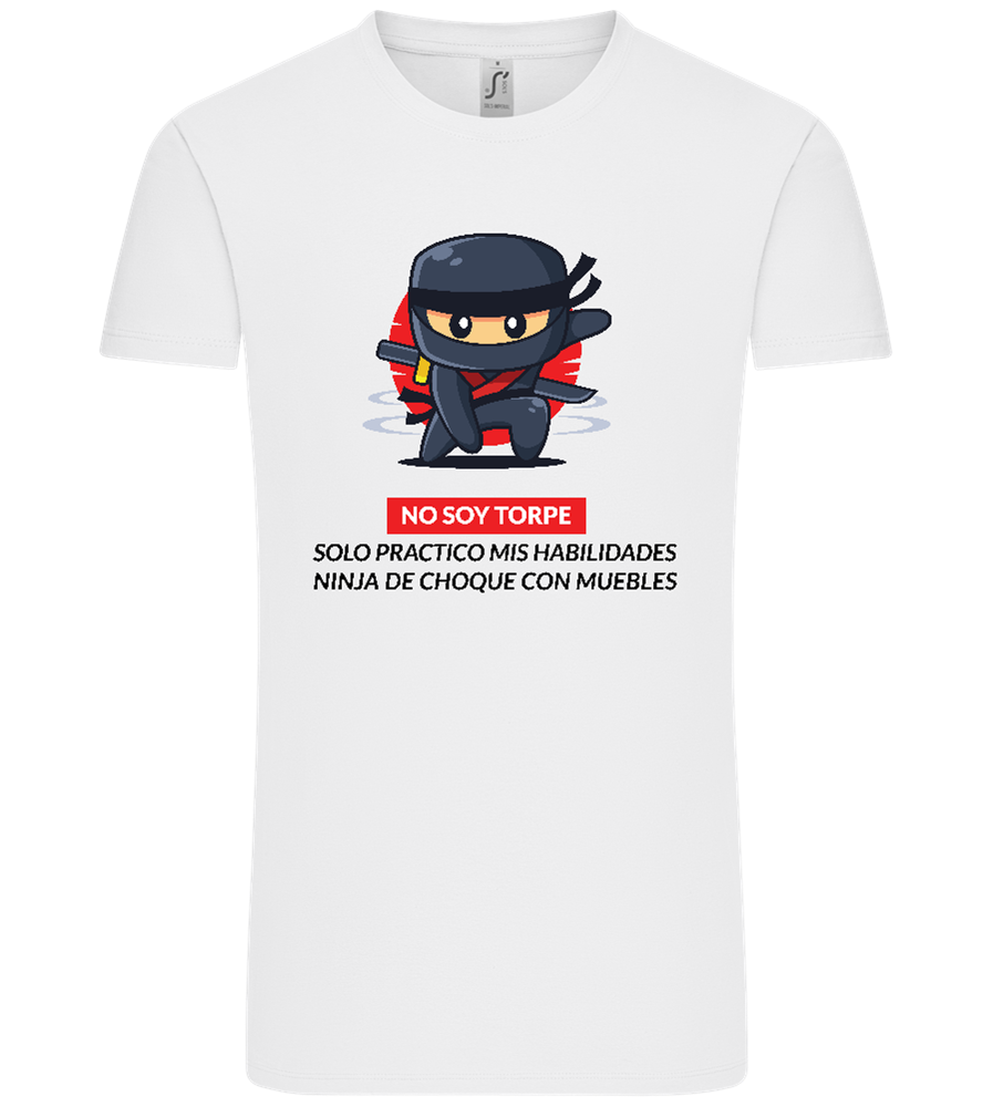 Ninja Design - Comfort Unisex T-Shirt_WHITE_front