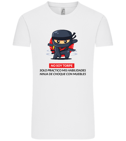 Ninja Design - Comfort Unisex T-Shirt_WHITE_front