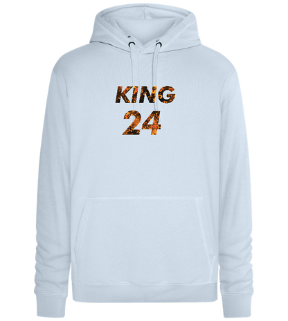 KING 24 Design - Premium unisex hoodie_CREAMY BLUE_front