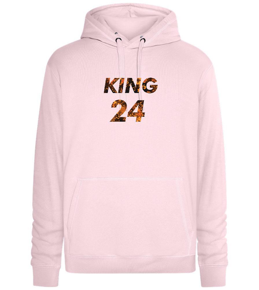 KING 24 Design - Premium unisex hoodie_LIGHT PEACH ROSE_front