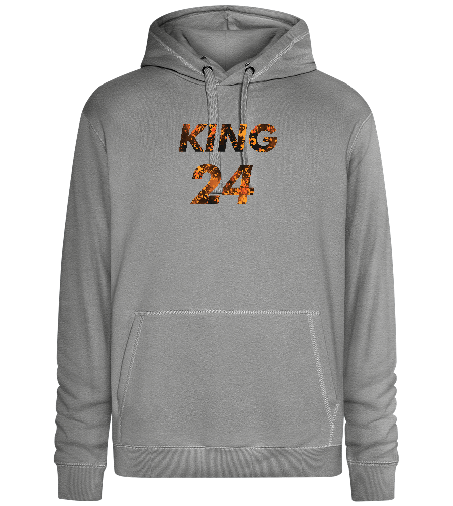 KING 24 Design - Premium unisex hoodie_ORION GREY II_front