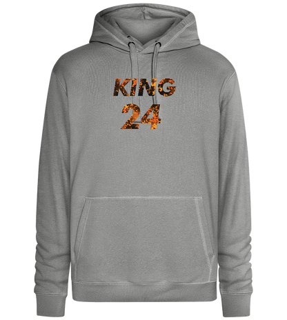 KING 24 Design - Premium unisex hoodie_ORION GREY II_front