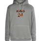 KING 24 Design - Premium unisex hoodie_ORION GREY II_front