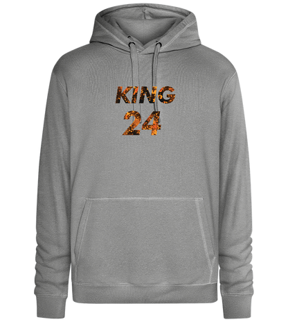 KING 24 Design - Premium unisex hoodie_ORION GREY II_front