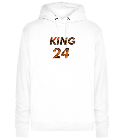 KING 24 Design - Premium unisex hoodie_WHITE_front