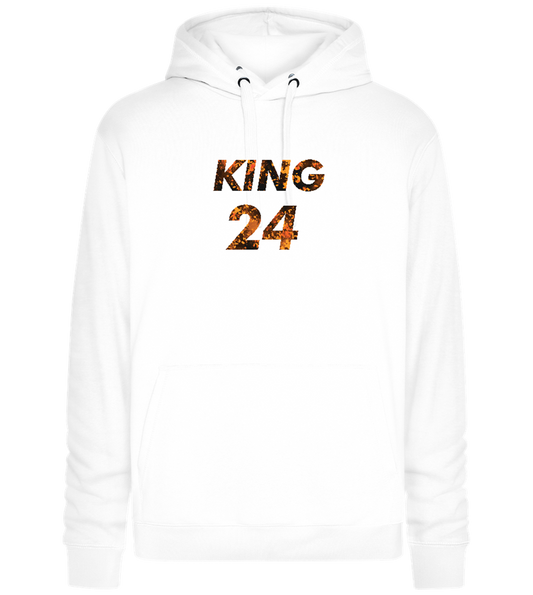 KING 24 Design - Premium unisex hoodie_WHITE_front