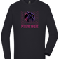 Retro Panther 2 Design - Comfort men's long sleeve t-shirt_MARINE_front