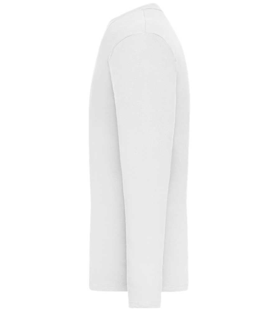 Retro Panther 2 Design - Comfort men's long sleeve t-shirt_WHITE_left
