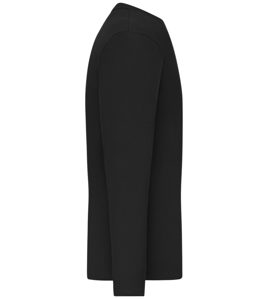 Retro Panther 2 Design - Comfort men's long sleeve t-shirt_DEEP BLACK_right