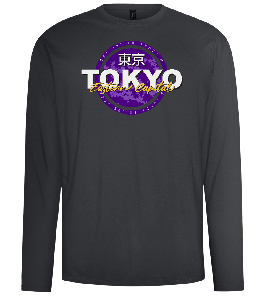 Eastern Capital Design - Comfort men's long sleeve t-shirt_DARK GRAY_front