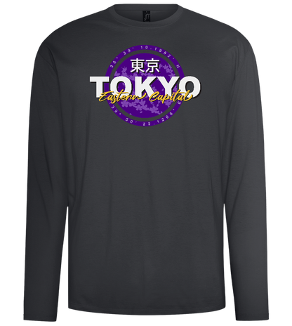 Eastern Capital Design - Comfort men's long sleeve t-shirt_DARK GRAY_front