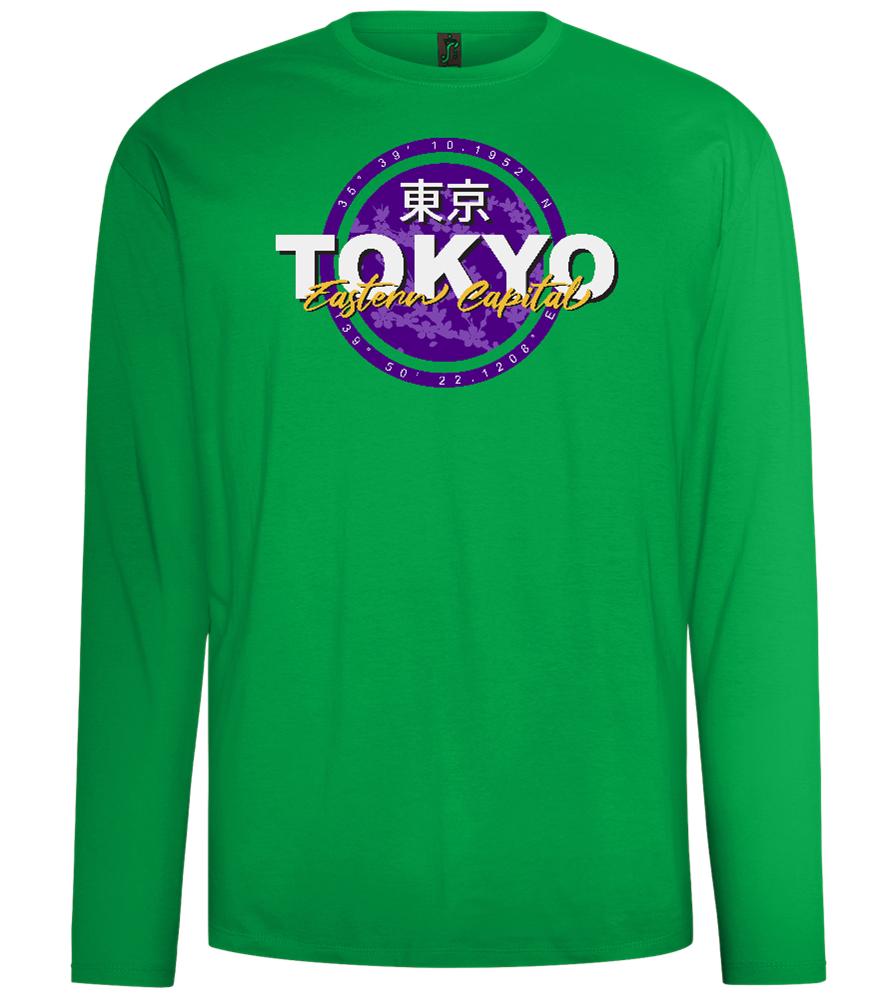 Eastern Capital Design - Comfort men's long sleeve t-shirt_MEADOW GREEN_front