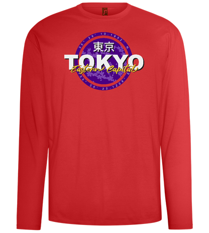 Eastern Capital Design - Comfort men's long sleeve t-shirt_RED_front