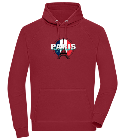 City of Light Design - Comfort unisex hoodie_BORDEAUX_front